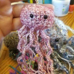 Jellyfish Keychain
